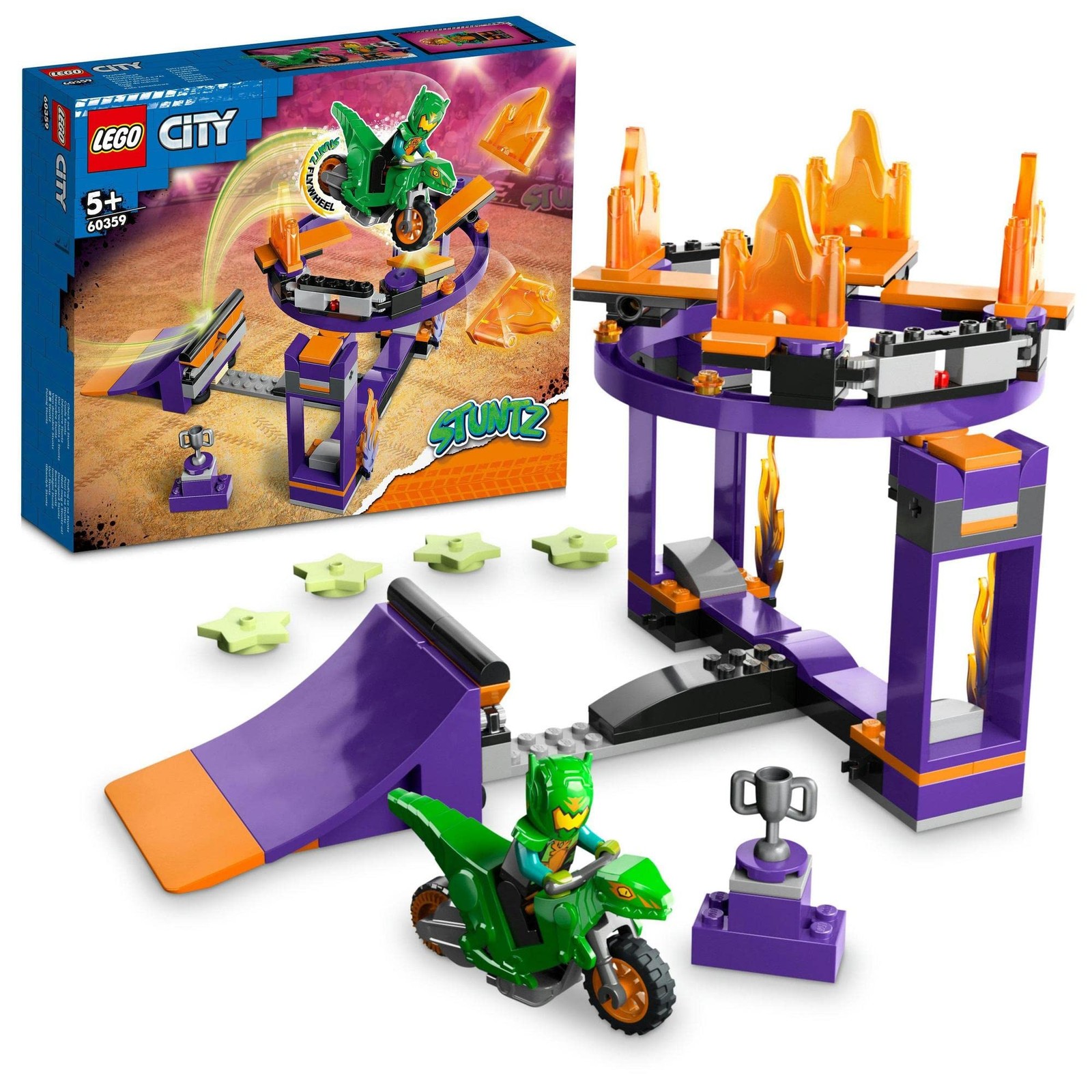 Lego City Stunt Challenge Dunk 60359 Toy Block Gift Vehicle Boys Girls 5+