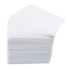 Blank PVC Cards Graphic ID Card CR80 30 Mil White Plastic Printer 100 PCS