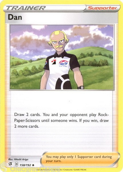 Dan 158/192 Uncommon Mint Pokemon Card