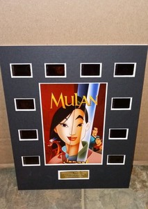 Mulan  - LE  8x10 Custom Matted  Original Film/Movie Cell Display  / COA