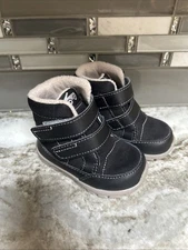 See Kai Run Basics Size  6 Blake Ankle Boots Black Insulated Boys Toddler Snow