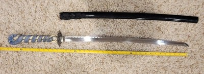 Chinese 440 Stainless Steel Sharp Samurai Sword With Dragon Handle.