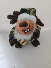 DanDee Animated Singing Banjo Christmas Moose Grandma Got Run Over By A Reindeer