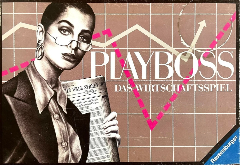 RAVENSBURGER - PLAYBOSS - DAS WIRTSCHAFTSSPIEL - SPIELWÄHRUNG DM - KOMPLETT - Bild 1 von 1