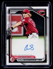 2024 Bowman Paper Prospect Autographs Cole Schoenwetter #PPRA-CS