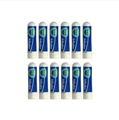 Vicks Inhaler Allergy Cold Nasal Blocked Nose Relief Congestion 12-Pack 5ML