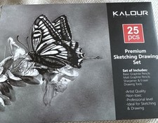 KALOUR 25-Piece Sketch Pencil Set NEW Shipping Included