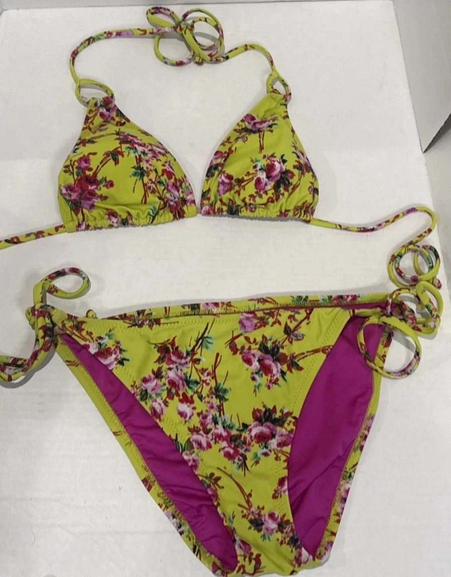 Betsey Johnson Yellow Bikini Swimwear for Women for sale | eBay
