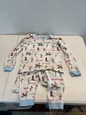 Cecil and Lou size 7 Boy/ Girl Pajama set Cowboys Texas Rodeo long sleeve
