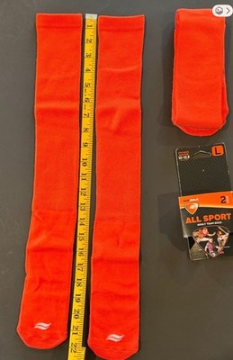 Sof Sole, OTC, Performance Socks,Orange, Value 2Pk. Size: Men's 10-12.5