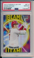 2022 Topps Stadium Club Chrome Beam Team Shohei Ohtani #BT-13 PSA 10
