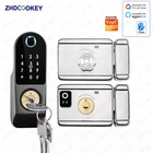 Tuya App Control WiFi Smart Door Lock Gate Digital Passcode RFID Card Keyless En