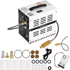 PCP air compressor 4500PSi/300Bar, automatic stop, built-in filter, 110/220V/18V