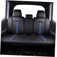 Tacoma Rear Seat Covers 2005-2024 2025 2026 TRD Sport Rear Seat/Black-Blue