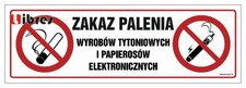 NC089 Zakaz palenia wyrobów tytoniowych i papieros  