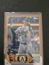 2023 Topps Series 2 Gold #619 Jace Peterson Oakland Athletics 25/2023