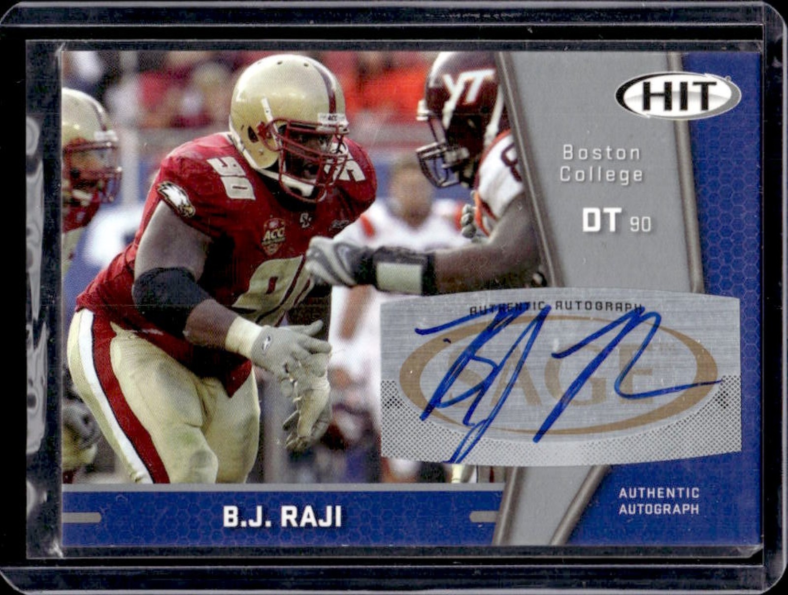 BJ Raji SA-GE Hit Autographs #A69 Silver