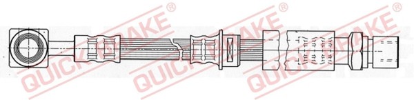 Quick Brake Bremsschlauch 58.949 M10X1 FüR Saab YS3E YS3G Turbo Tid Biopower XWD-image