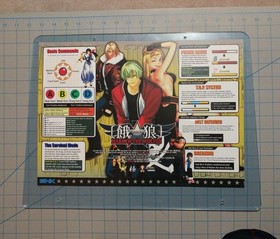 NEOGEO SNK Garou Mark of the Wolves Art set for Sega New Astro City