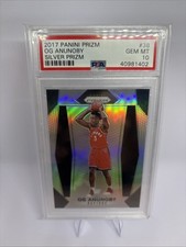 2017-18 Panini Prizm - OG Anunoby #38 Silver Prizm (RC) PSA 10 NY Knicks