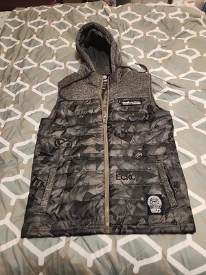 Ecko Unltd puffer vest with hood, Minimally Used