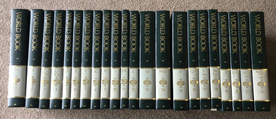 World Book Encyclopedia Complete Set Forest Green 1994 Vol 1-22