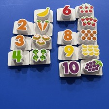 Leap Frog Scout Fridge Picnic Basket Numbers Fruit Counting Lot Replacement