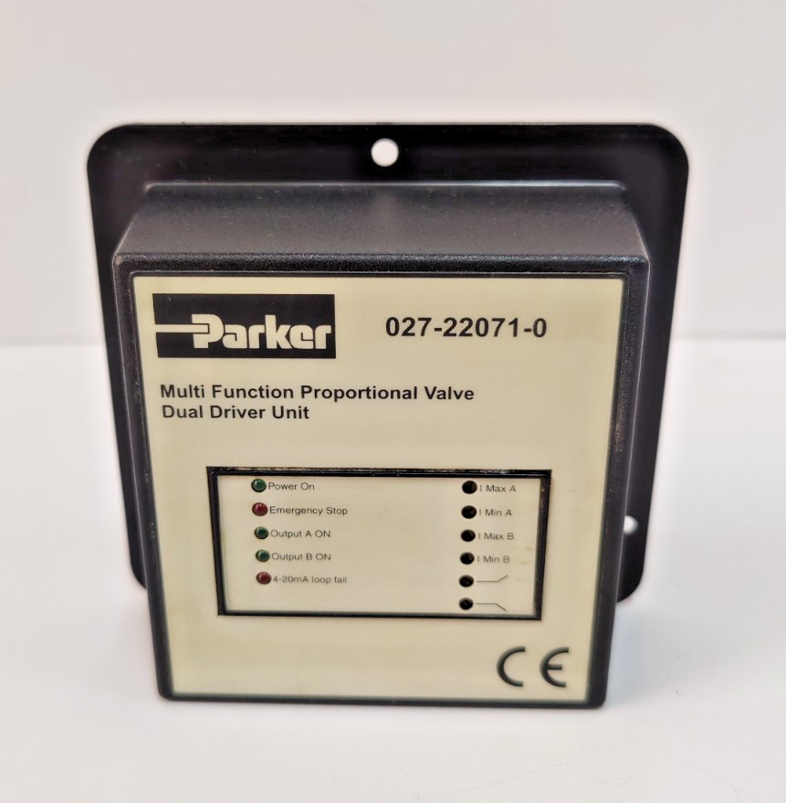 PARKER 027-22071-0 MULTI FUNCTION PROPORTIONAL VALVE DUAL DRIVER UNIT