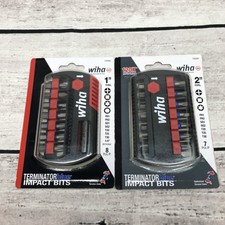 WIHA Terminator Blue Impact Bits, 71098 2 Lon...