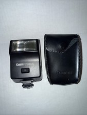 Canon Speedlite 188A Shoe Mount Flash 35MM SLR Film Camera AE-1 w/CASE Untested