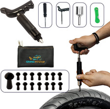 Grand Pitstop 20 Pcs Tubeless Tire Puncture Repair Kit With Mushroom Plug For Ty Grand Pitstop 20 Pcs Tubeless Tire Puncture Repair Kit With Mushroom Plug For Ty