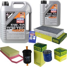 INSPEKTIONSKIT FILTER LIQUI MOLY ÖL 6L 5W-30 für Peugeot 407 SW 6E_ 3.0 6D_