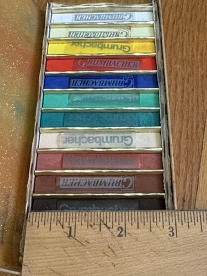 Vintage Grumbacher Finest Soft Pastels Box of 12 Artists