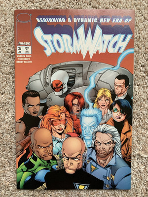Stormwatch #37 (1996) Image Warren Ellis ️ 1st app Jenny Sparks Jack Hawksmoor