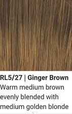 EDITOR'S PICK RL5/27 GINGER BROWN RAQUEL WELCH, AVE CAP NIB READ DESCRIPTION
