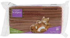 Polyform S01T Sculpey Original Polymer Clay 1lb-Terra Cotta