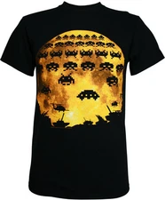 Space Invaders Moon Invasion T-Shirt