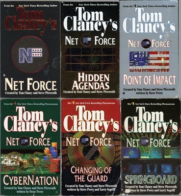Tom Clancy Net Force FBI Thriller Lot of 6 Paperback by Tom Clancy