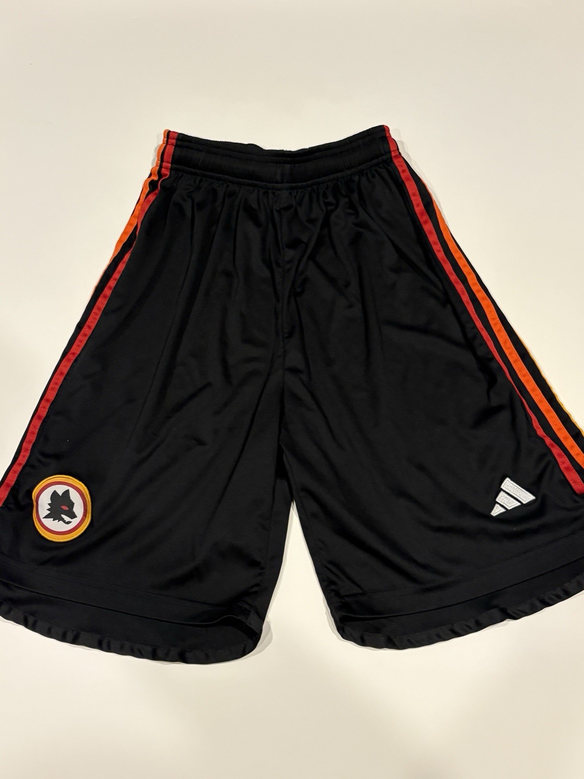 AS Roma Adidas 23/24 Home Soccer Football Shorts Third Kit Training Sz L/XL US
