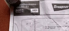 Modellbauplan BO 209 Graupner  Motorflugmodell 4421