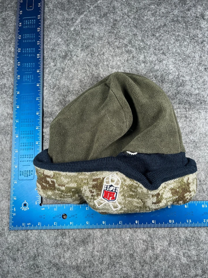 Los Angeles Chargers Beanie Adult One Size Green Poly NFL Cancer Awareness - Image 4 of 4