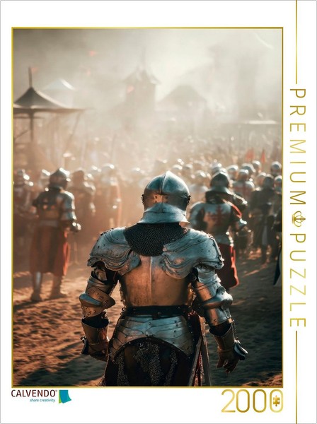 Calvendo Puzzle Knights - The Call To Battle | 2000 Pieces, Finished Size 35.4 ×-image