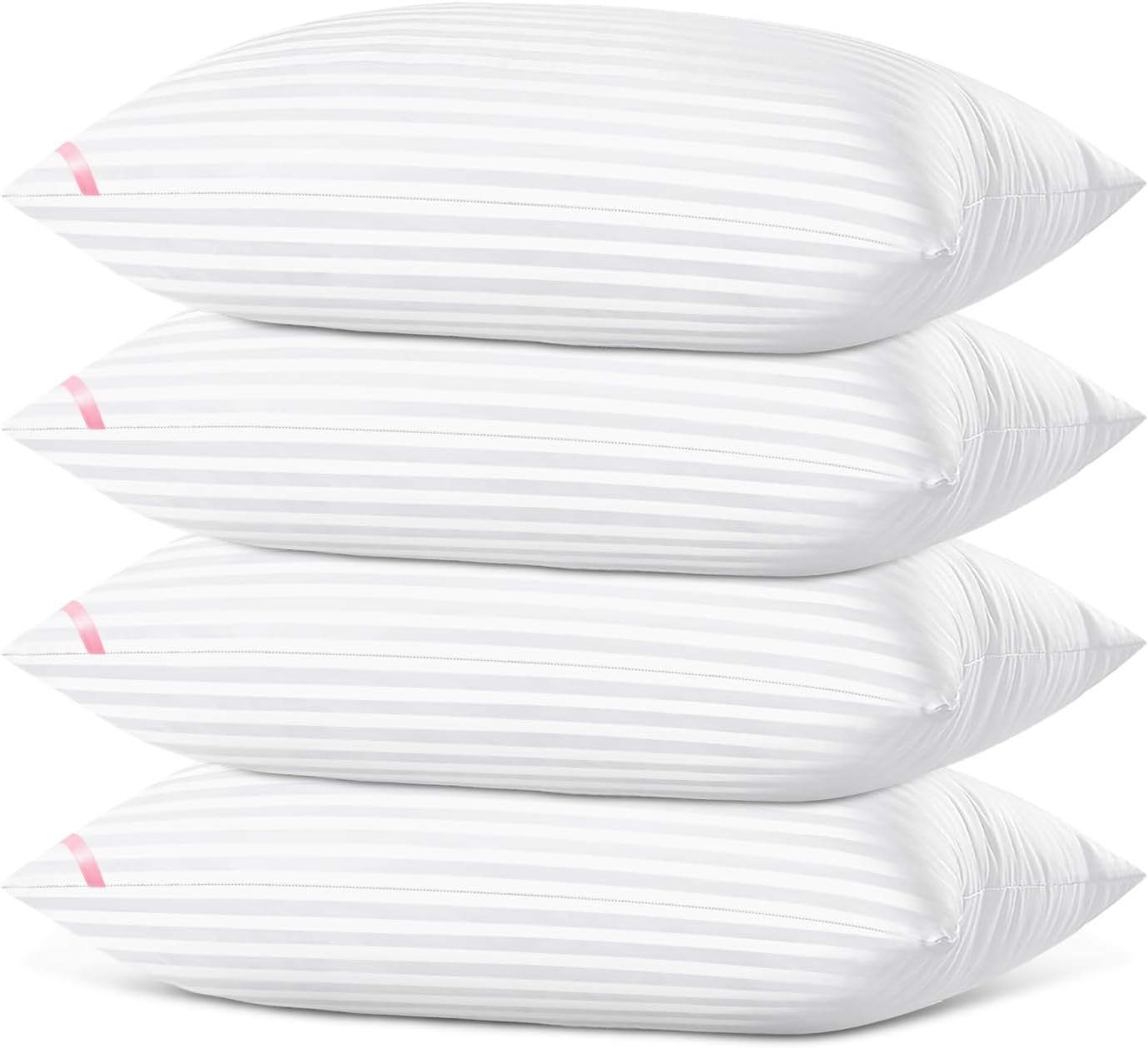 Bed Pillows for Sleeping 4 Pack，Pillows for Side and Back Sleepers,Super Soft do