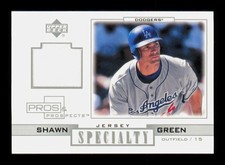 2001 Upper Deck Pros & Prospects #S-SG Shawn Green Specialty Jerseys Dodgers