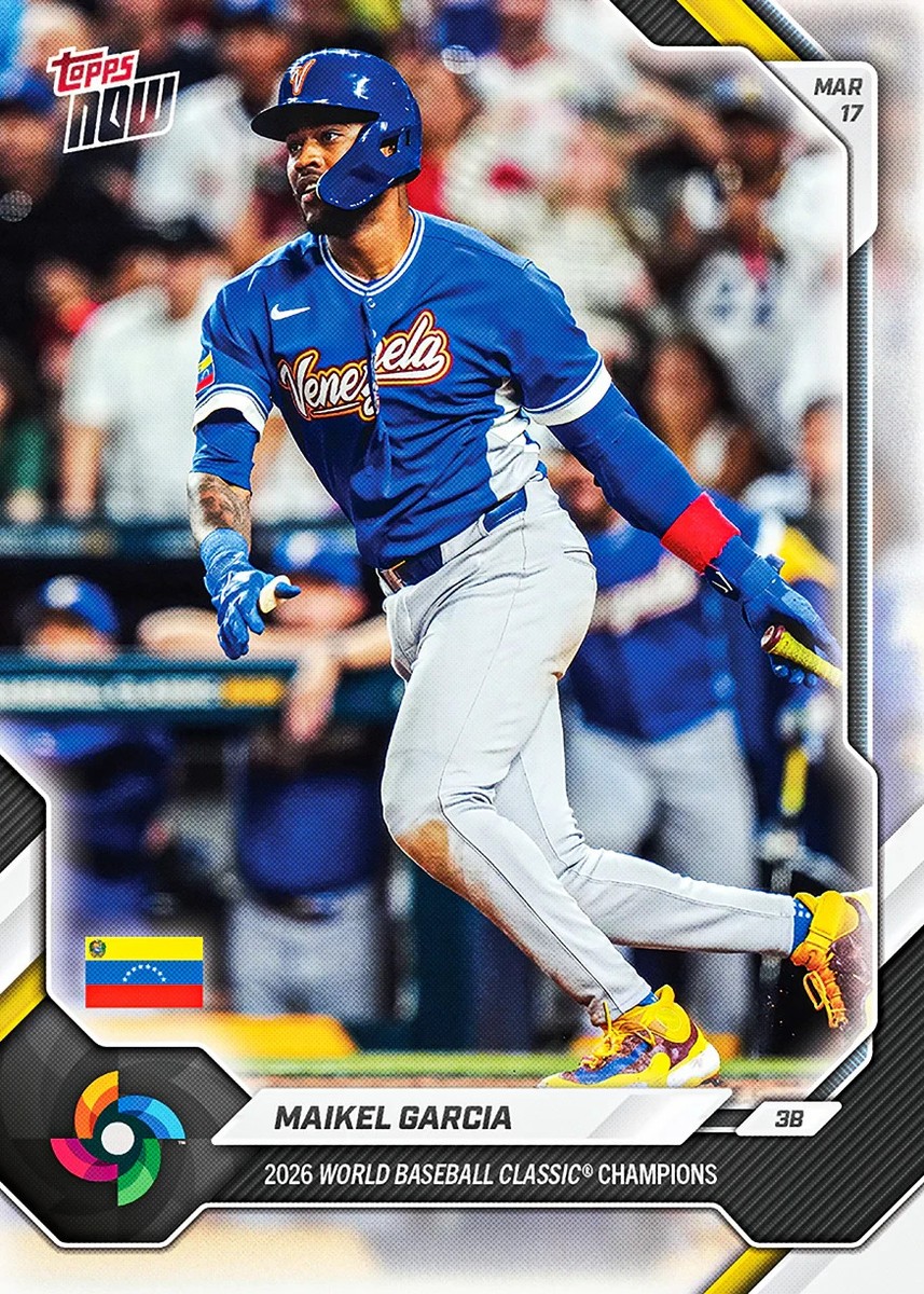2026 Topps NOW Baseball Team Venezuela WBC Champions SET BREAK YOU
