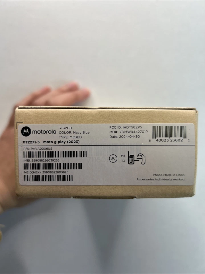 Motorola moto G Play (2023) - 32 GB - Navy Blue (Unlocked) - Image 4 of 4