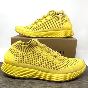 yellow running sneakers
