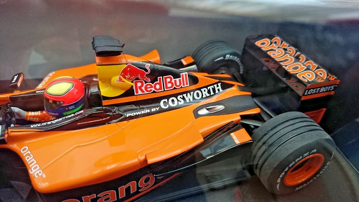 Minichamps 1:18 Orange Arrows A23 Formula 1 Car E. Bernoldi No.21