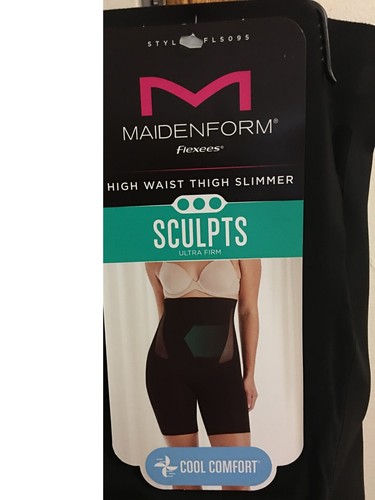 NUOVA TAGLIA XXL DONNA MAIDENFORM FLEXEES SCULTURE MODERNE VITA ALTA COSCIA PIÙ SOTTILE - Foto 4 di 10