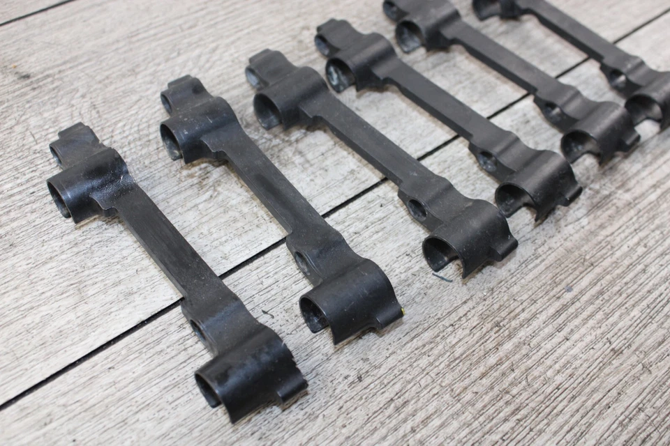 BMW E65 E66 760I 760LI V12 N73 INYECTOR DE COMBUSTIBLE DOBLE AMARRE SOPORTES OEM Foto 4 de 4